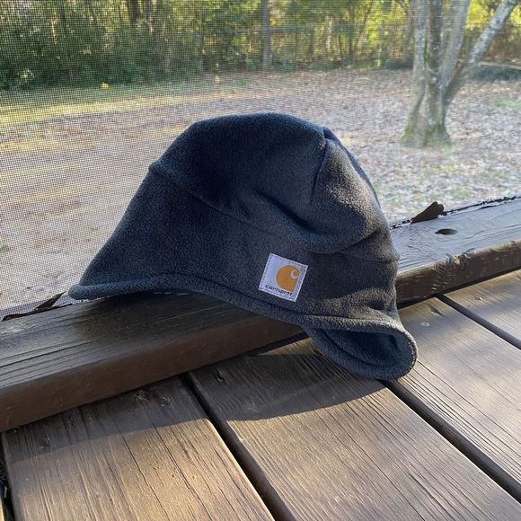 Carhartt Other - Carhartt  2 In 1 Fleece Hat  Beanie Mens One Size Gray AH0202-M